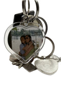 Acrylic Heart Keyring