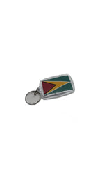 Rectangle National Flag Keyring