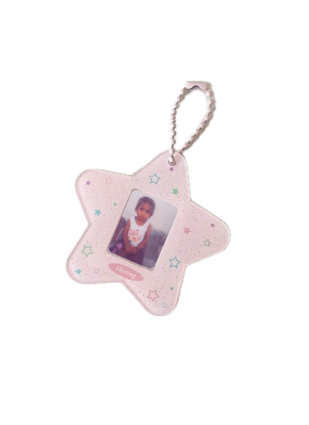 Pink Star Keychain