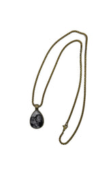 RK Teardrop Pendant Necklace