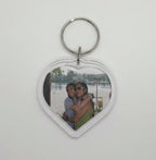 Acrylic Heart Keyring