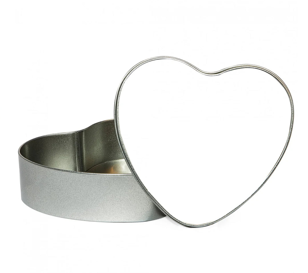 Heart Shaped Metal Tin