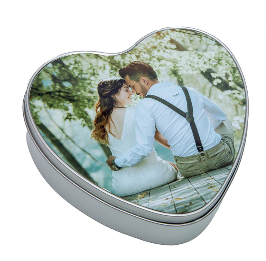 Heart Shaped Metal Tin