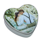 Heart Shaped Metal Tin