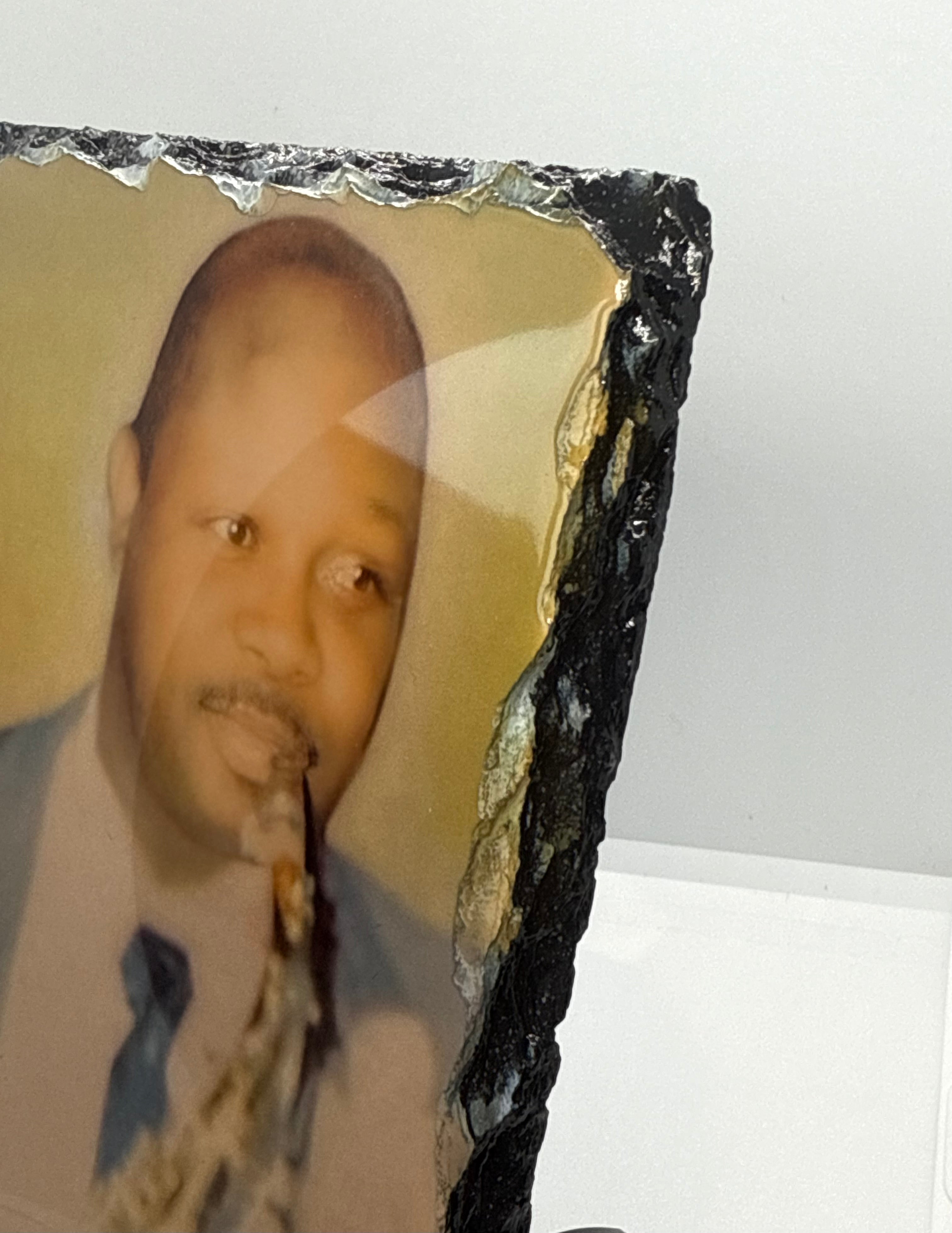 Square Memorial Photo Slate